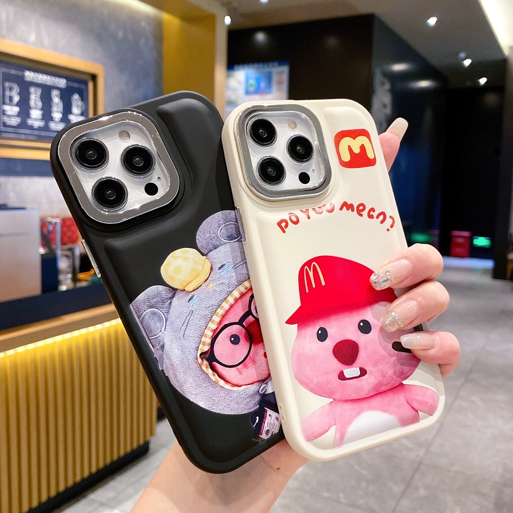 Ốp Điện Thoại In Hình Hoạt Hình Dễ Thương Cho iphone 15 14 13 12 11 pro max xs xr 8 7 plus