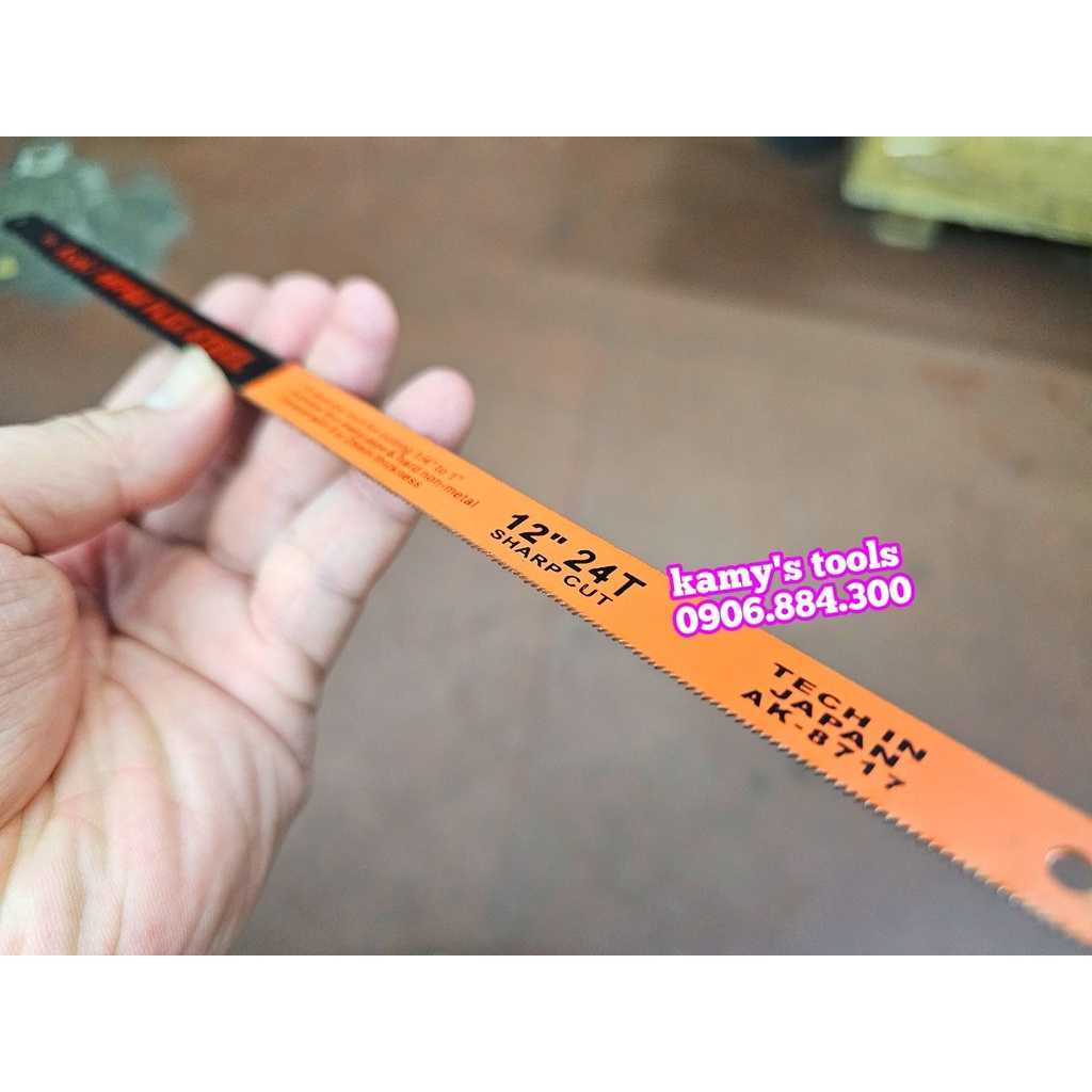 Lưỡi cưa sắt thép Asaki 12 inch 300mm 18 răng 24 răng AK-8716 AK-8717