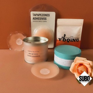Miếng dán ngực silicon mềm mại, dán đầu ti siêu dính tái sử dụng nhiều lần - subo shop