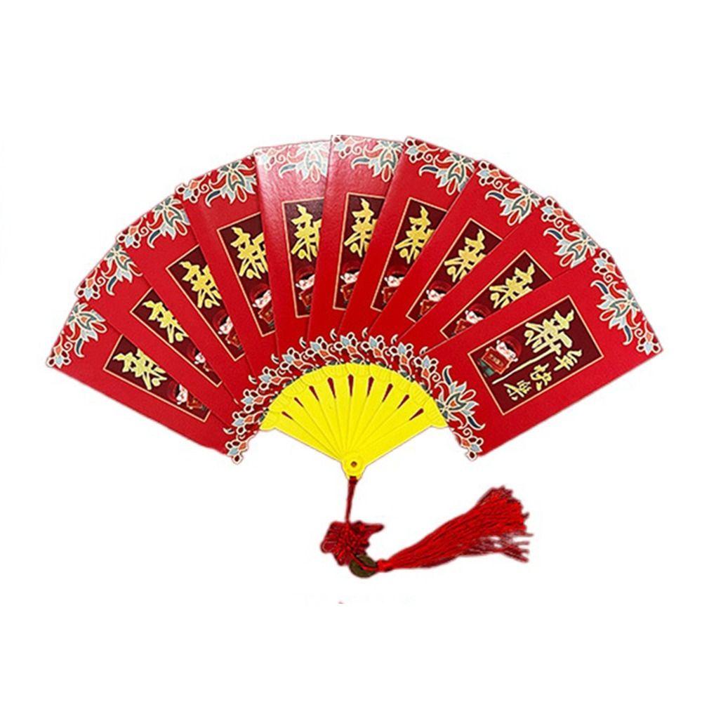 Phong Bao Lì Xì Năm Mới Hình Quạt May Mắn Sáng Tạo