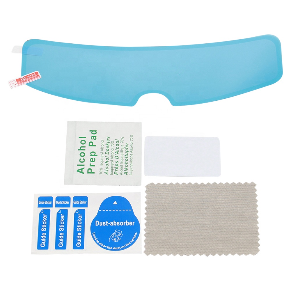 Miếng Phim Dán Mũ Bảo Hiểm Chống Sương Mù / Mưa Phủ nano Trong Suốt hd An Toàn