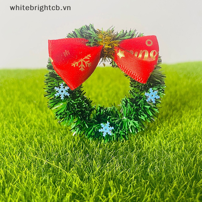 / / Cny Trang Trí / / Mô Hình Nhà Búp Bê Người Tuyết Vòng Hoa Thu Nhỏ