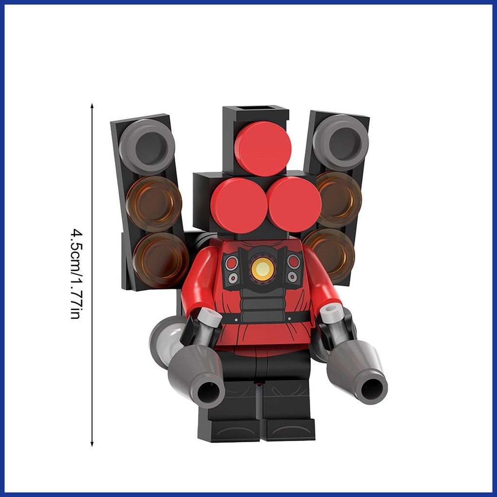 Skibidi Bộ Đồ Chơi Mô Hình Lego Người Máy Quay titan / tv man diy