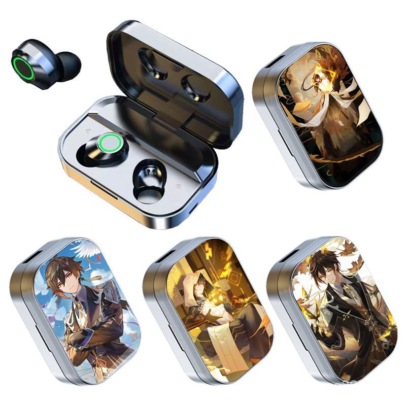 ★Genshin Impact★Zhongli Tai Nghe Nhét Tai bluetooth Không Dây