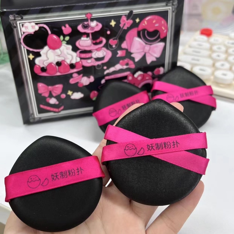 Yaozhi Mút Trang Điểm Ướt Và Khô Mềm Mại Tiện Dụng