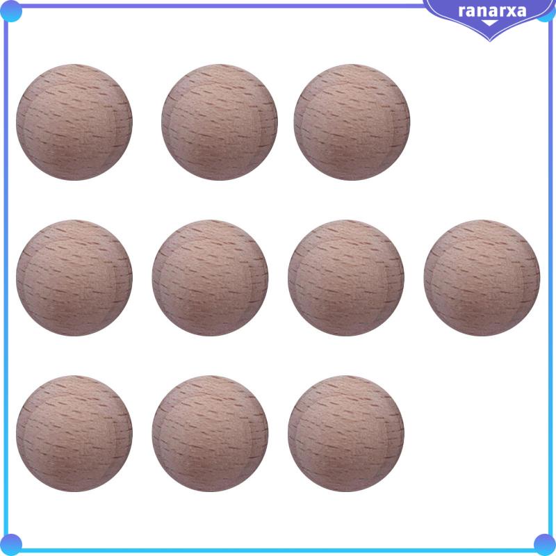 Set 10 Hạt Gỗ Tròn 1.8cm Làm Trang Sức