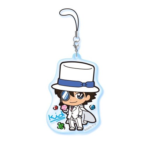 Dây treo điện thoại DETECTIVE CONAN ver TÊN  anime chibi mica trong acrylic xinh xắn