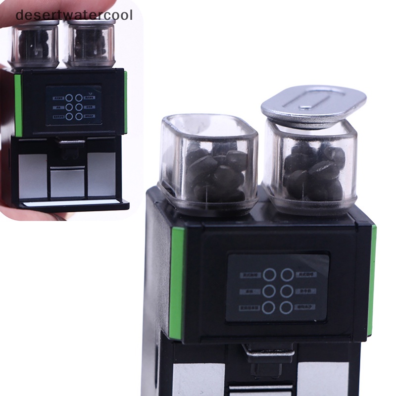 1 Bộ Mô Hình Máy Pha Cà Phê mini Dùng Trang Trí Nhà Búp Bê