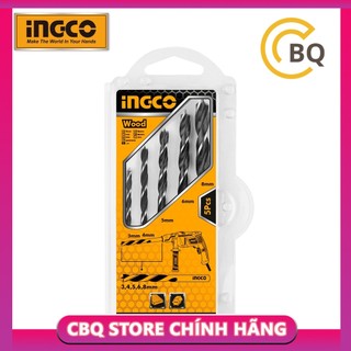 Bộ 5 mũi khoan gỗ ingco akdb5055 cbqs