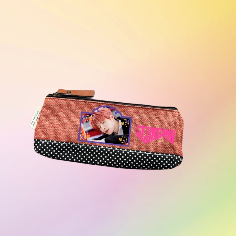 Hộp Bút Sức Chứa Lớn In Hình Truyện Tranh stray kids chang-Inang chan han Cho Học Sinh