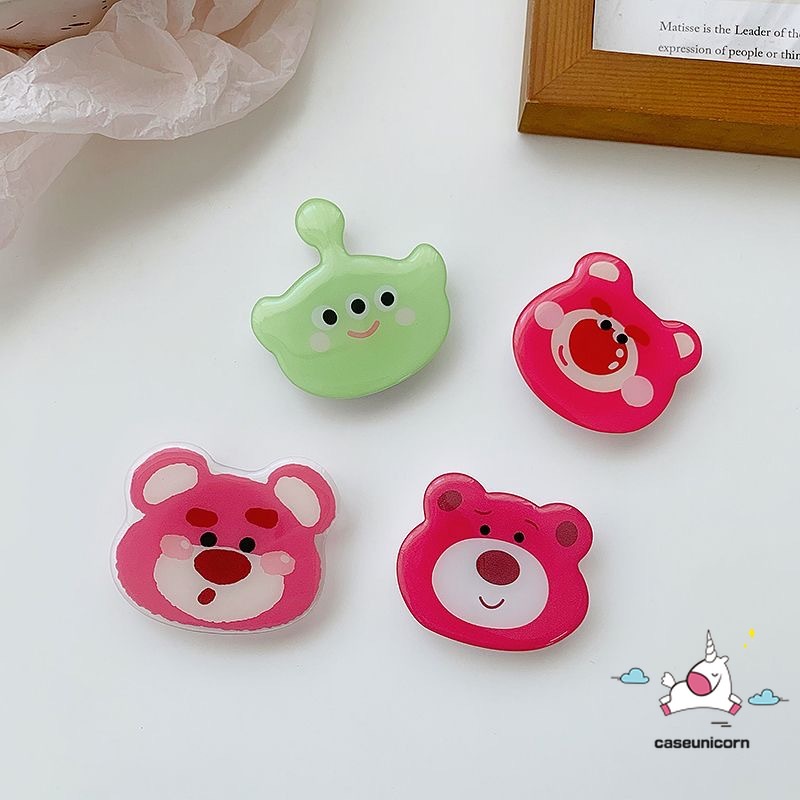 Dễ Thương Giá Đỡ Điện Thoại Dạng Gập Hình Gấu / Thỏ / Gấu Trúc / Cún Con Hoạt Hình Đáng Yêu Sáng Tạo Thông Dụng