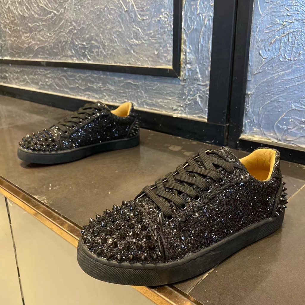 Giày Thể Thao Nam Cổ Thấp Gắn Đinh Tán Thời Trang Mùa Thu Phong Cách Mới 2023