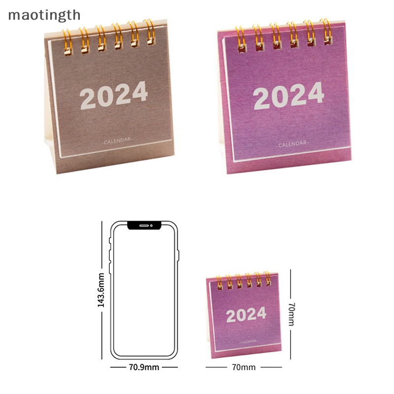 # N Lịch Để Bàn mini # 2024 Thiết Kế Đơn Giản Dễ Thương Dùng Trong Văn Phòng