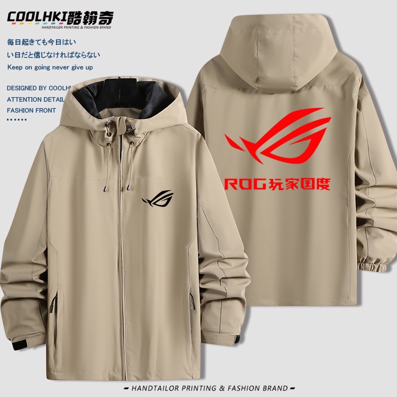 R rog player country Áo Khoác Gió Ba Trong Một Có Mũ Trùm Đầu Phong Cách Thu Đông