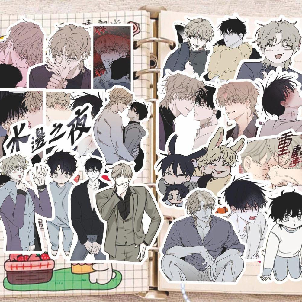 Lanfy Joe jaekyung Nhãn Dán kim Danx anime Hàn Quốc bl manwha bl manwha jinx Cho Học Sinh Văn Phòng Phẩm Hình Dán kim jinx kim Daniel