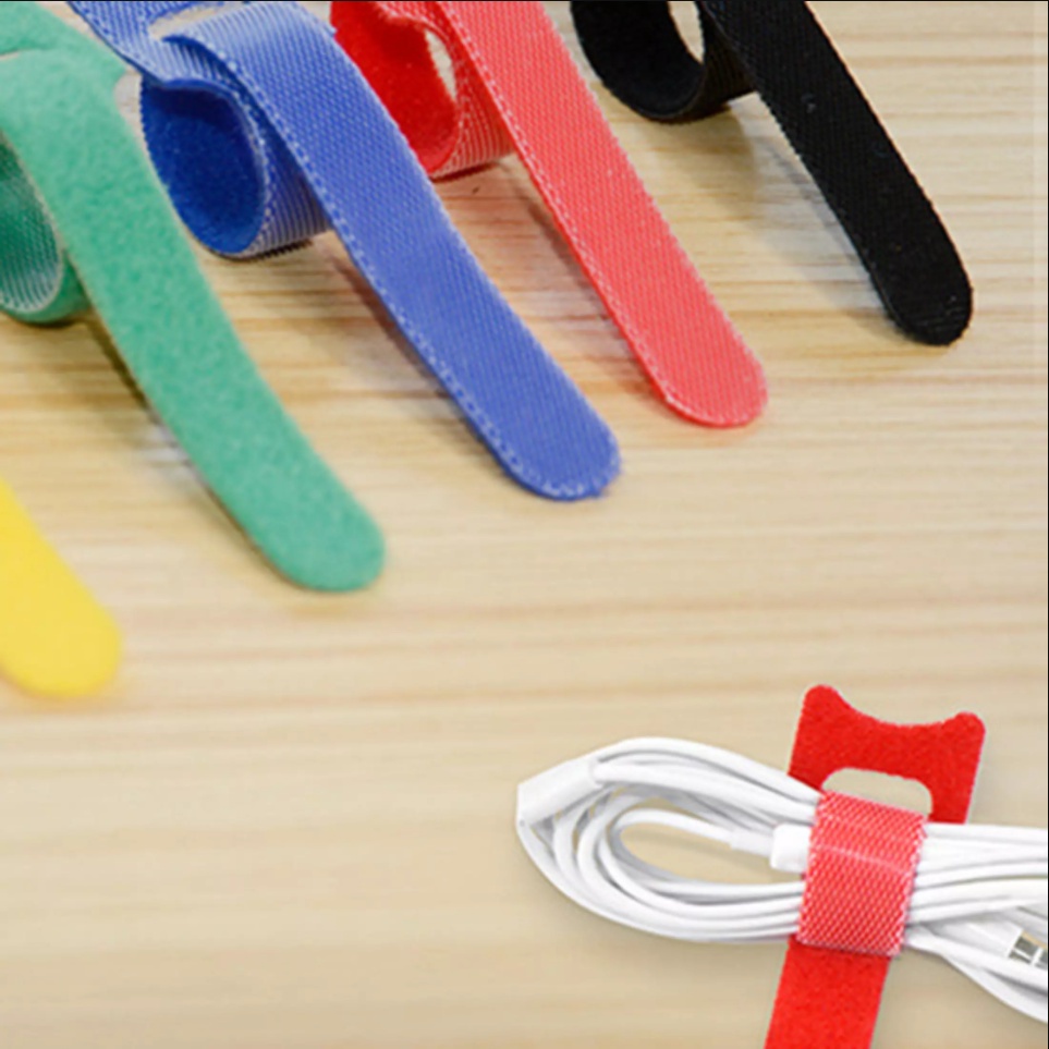 Cáp dán xé cuốn gọn dây sạc dây tai nghe dây điện dây cáp Essager/UGREEN Cao cấp Cable Tie Wire Winder Nylon Tape