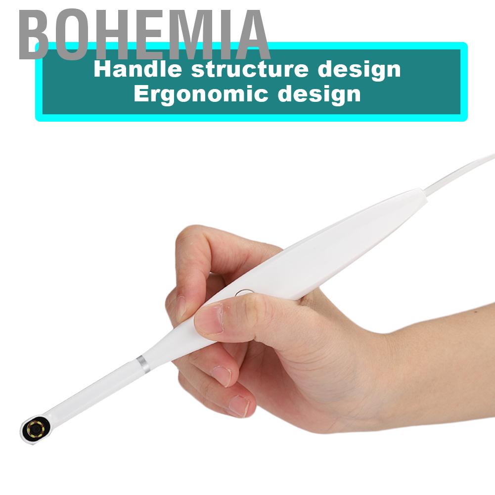 Bohemia USB Oral Endoscope  Portable Camera with 6 LEDs IP67 Waterproof Mini Dental to Help Clean the Mouth and Observe State of Mouth.