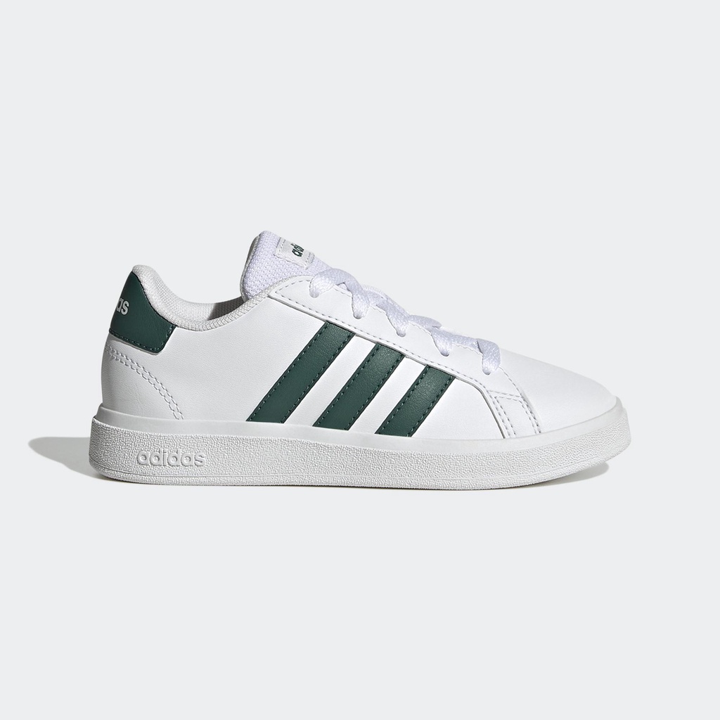 Adidas Quần vợt Giày Tennis Lace-Up Grand Court Lifestyle Trẻ em trắng IG4830