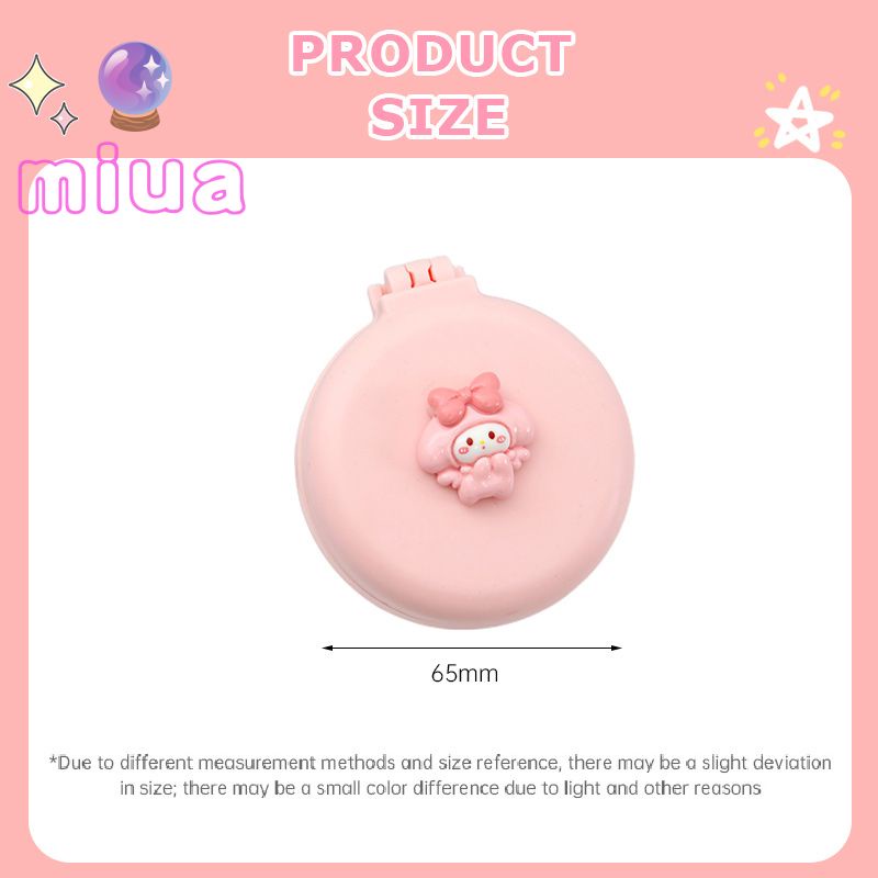 Miua🔮SANRIO Lược Gấp Kèm Gương