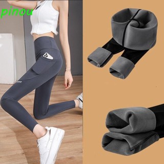 Pinou Quần Legging Lưng Cao Không Đường May Co Giãn Thoáng Khí Tập yoga Dành Cho Nữ