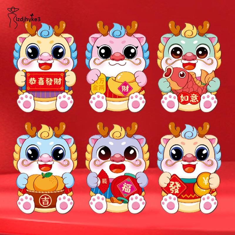 Set 6 bao Lì Xì Đỏ May Mắn Cho Lễ Hội
