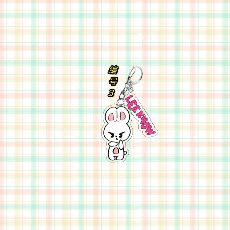 Ye straykids Sk Zoo Phụ Kiện Móc Khóa acrylic bang chan know seo chang-in felix han seung min Hy Junjin