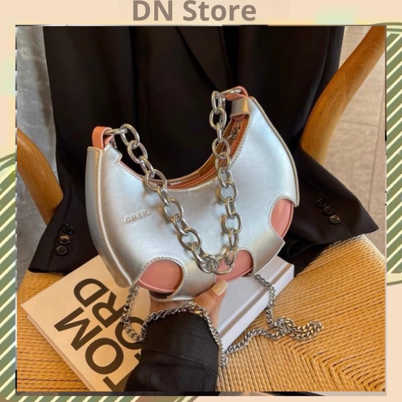 Túi Xách Nữ Đeo Chéo Túi Cầm Tay Dáng Thuyền Tổ Ong Thời Trang DN Store