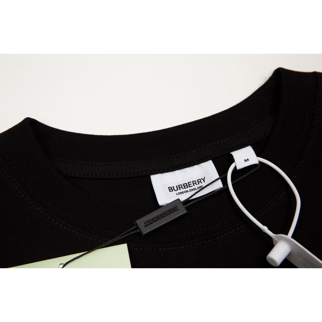 Áo Thun Burberry 100% cotton Tay Ngắn Thời Trang Cho Nam Nữ