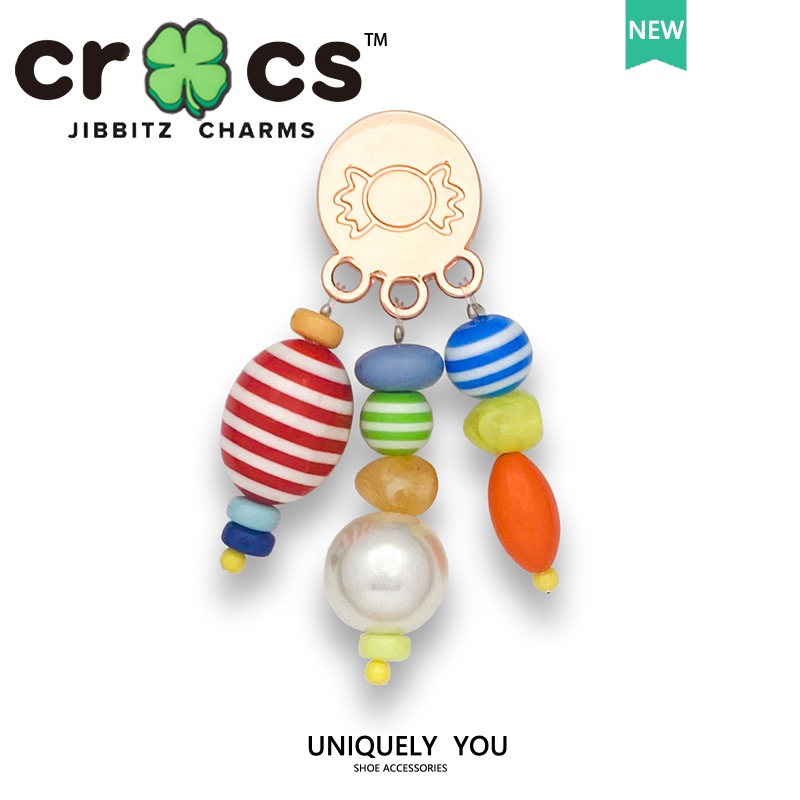 Vòng Cổ Kim Loại Mặt Hình Giày crocs Đính Đá Hồng Dễ Thương