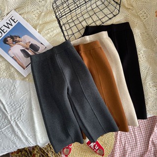  Quần Len Ống Rộng Thời Trang Thu Đông Cho Bé Gái 