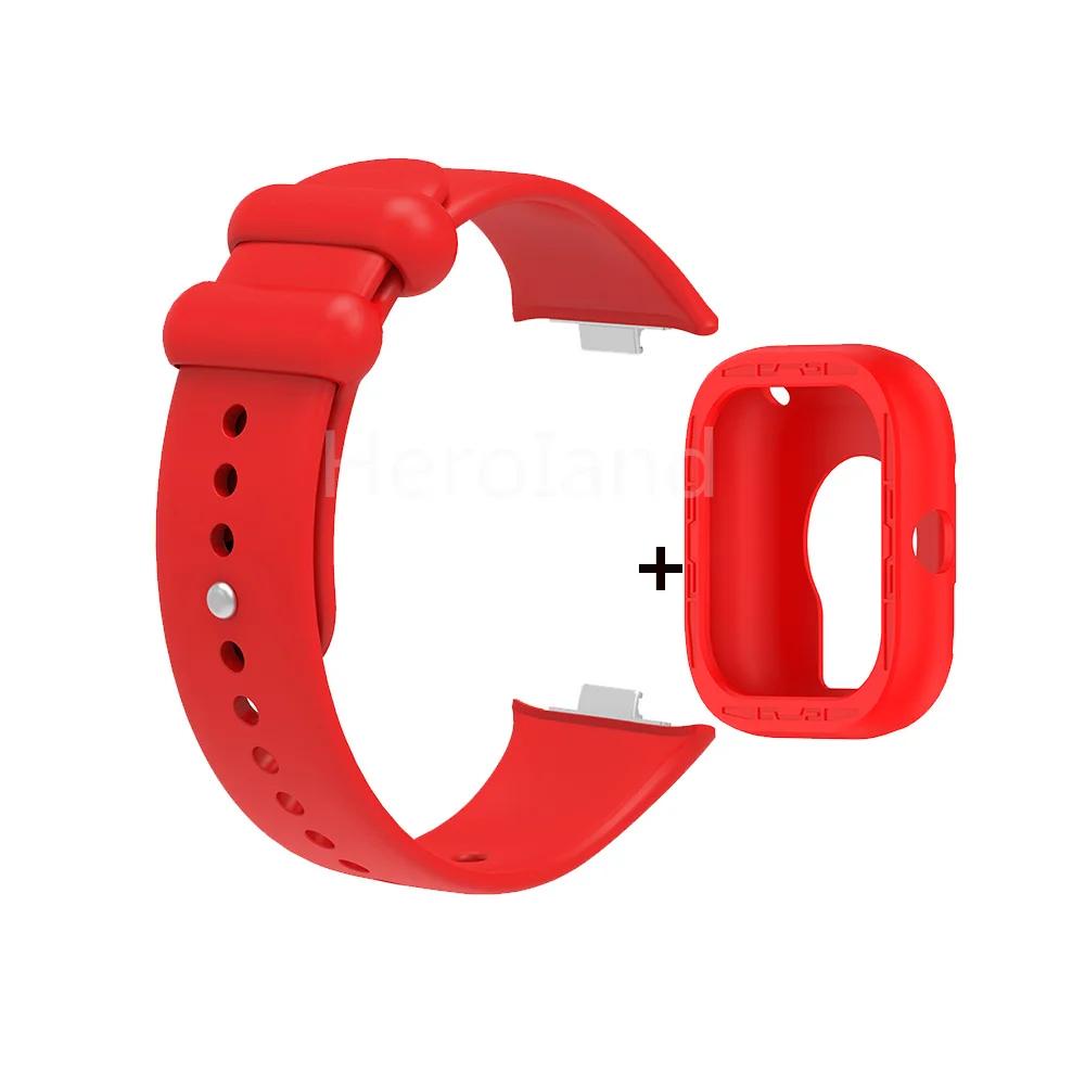 Tpu Dây Đeo Thay Thế Chất Liệu Silicon Màu Trơn Cho xiaomi mi band 8 pro redmi watch 4 Ốp