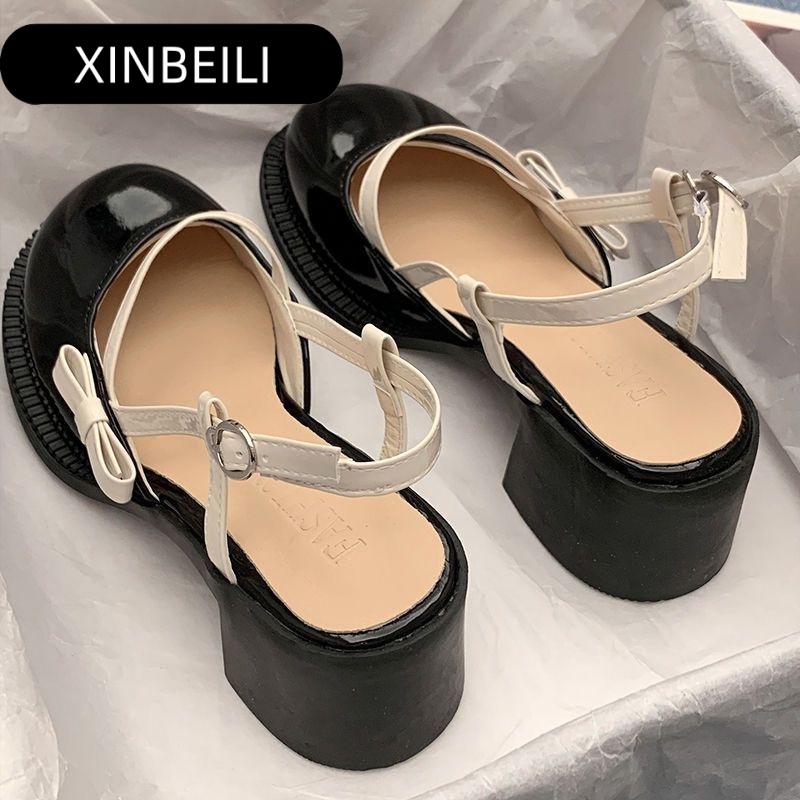 XINBEILI Mary Jane 2023NEW Thanh lịch và khí quyển BK20Z23051102