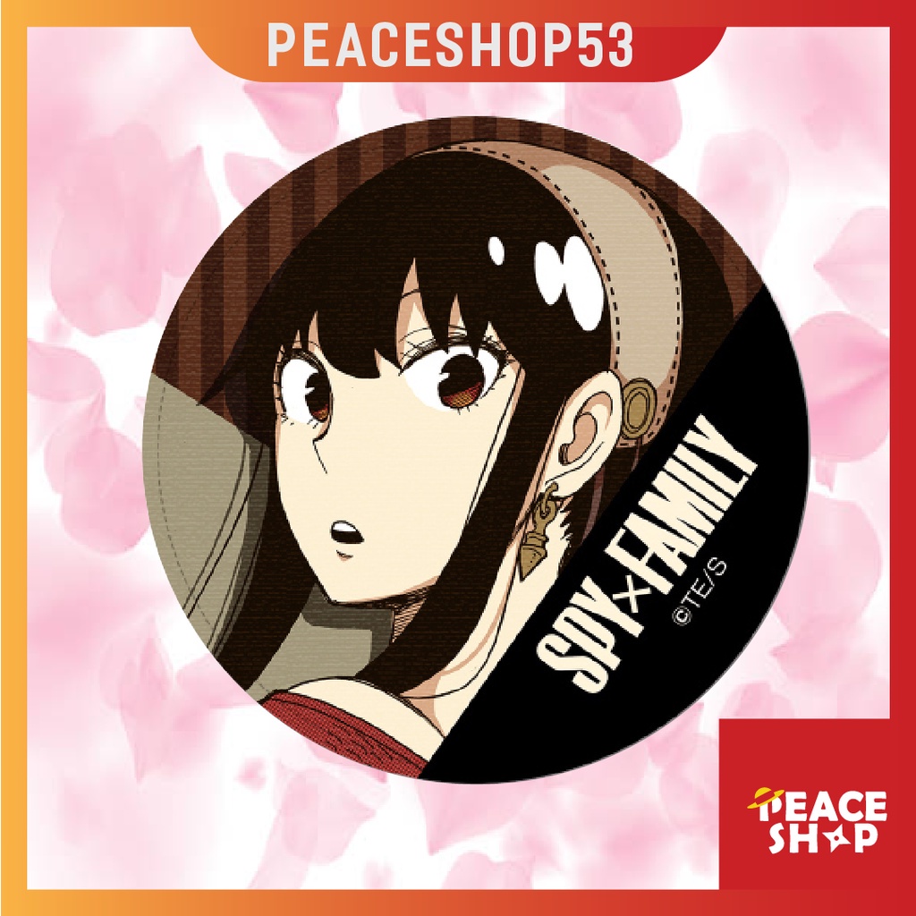 Huy hiệu Spy x Family  Lấp Lánh Huy Hiệu Anime Spy x Family Phụ Kiện Anime Manga Ver 2 HH06