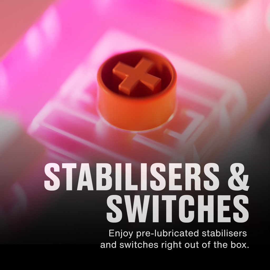 Bàn phím cơ low-profile Fnatic STREAK80 LP - Hàng chính hãng