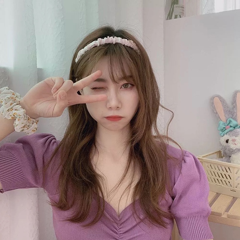 Cài tóc vải bản nhỏ phong cách vintage Giian - PK0674