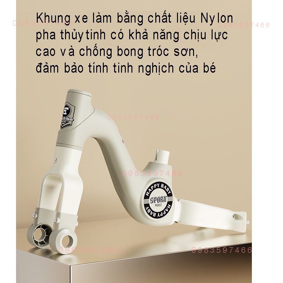 Xe chòi chân, xe thăng bằng đa năng 3in1-Xe đạp 3 bánh - có đèn nhạc cao cấp tải trọng 100kg, Obama Baby