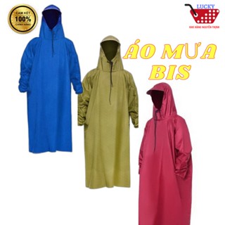 Áo mưa Bis 1m4 Vải dù cao cấp Không thấm nước- Siêu bền đẹp thời trang dành cho 1 người nam nữ