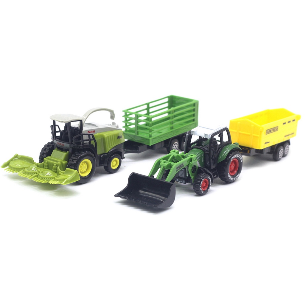 Bộ Đồ Ngủ Thời Trang Cá Tính Trẻ Trung| Bộ Đồ Chơi Xe Nông Trại Hạng Nặng Với Khớp Di Chuyển Phù Hợp Làm Quà Hoàn Hảo Cho Bé Trai 1 55 Mẫu Xe Tải die-Cavester harvester Meneast asian