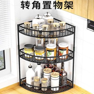 Best-Seller on Douyin# Kitchen Spice Rack Shelf Corner Storage Shelf Stove Corner Seasoning Product Rack Corner Corner Storage Rack 10. 5hhl