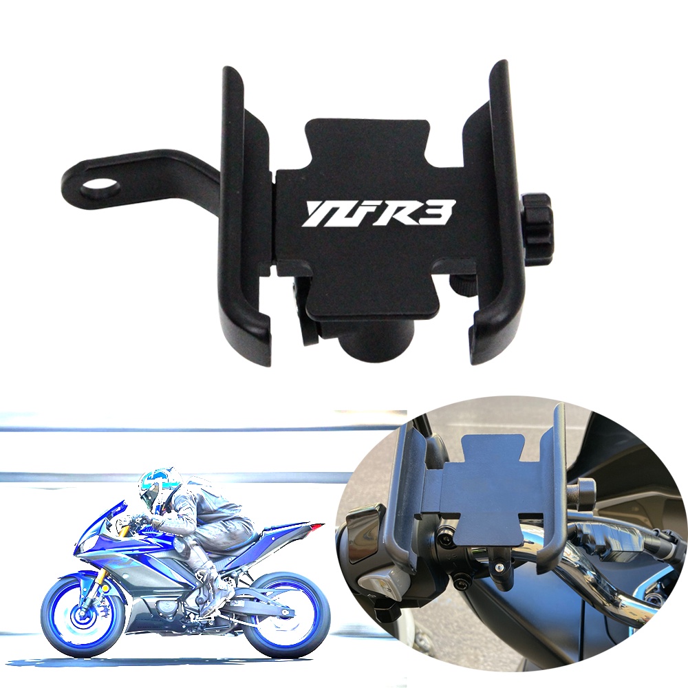 Giá Đỡ Điện Thoại Gắn Tay Lái Xe Mô Tô yamaha yzf r3 yzf-r3 2013-2019