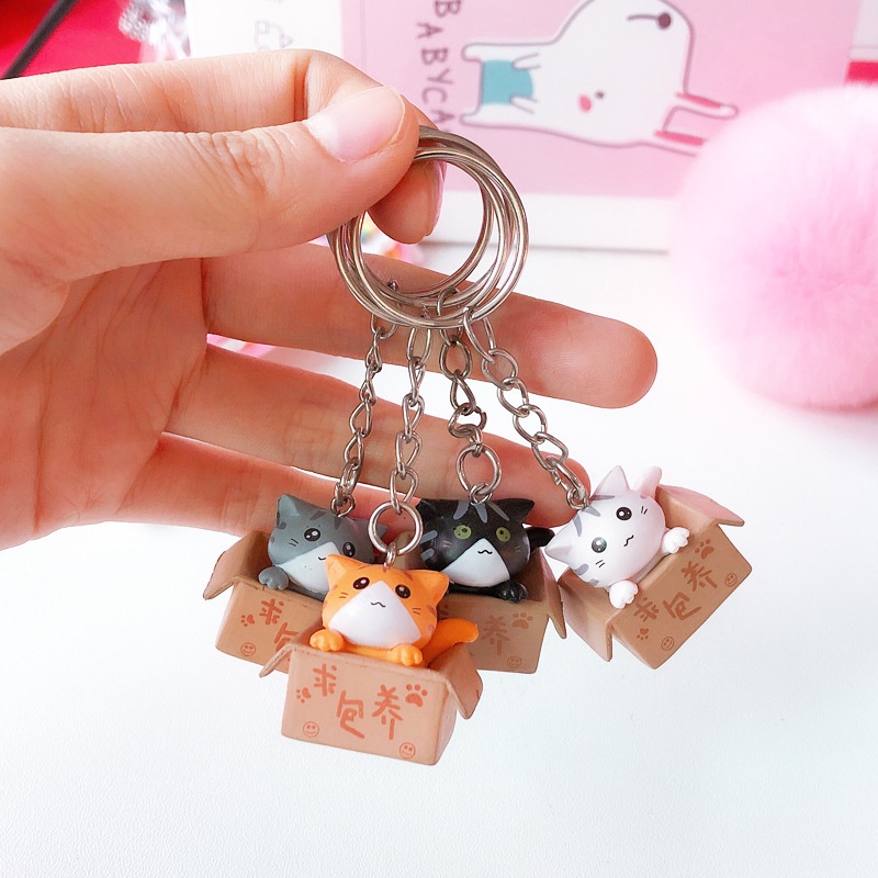 Móc Khóa Hình Chú Mèo Đáng Yêu Mới YK