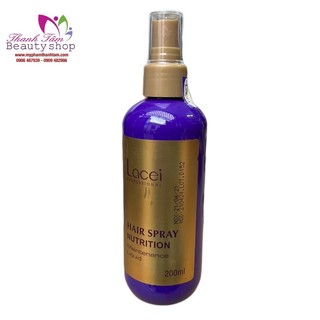 Sữa dưỡng chăm sóc tóc Lacei Hair Spray Nutrition 200ml