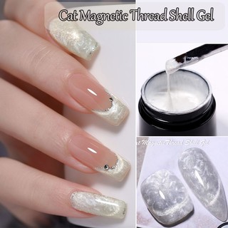 Lilycute Sơn Móng Tay gel Viễn Lấp Lánh Ánh Ngọc Trai Sơn gel mắt mèo