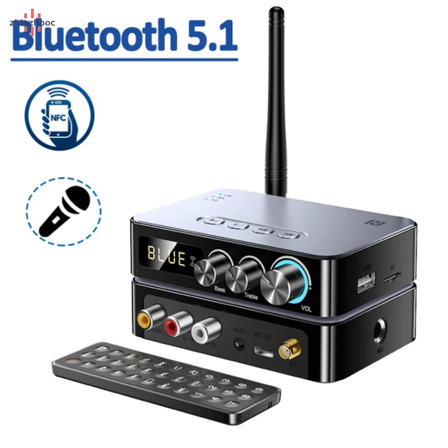 Vip Bộ Thu Phát Tín Hiệu bluetooth 5.1 nfc 1200mah jack 3.5mm rca Chuyên Dụng Kèm Phụ Kiện