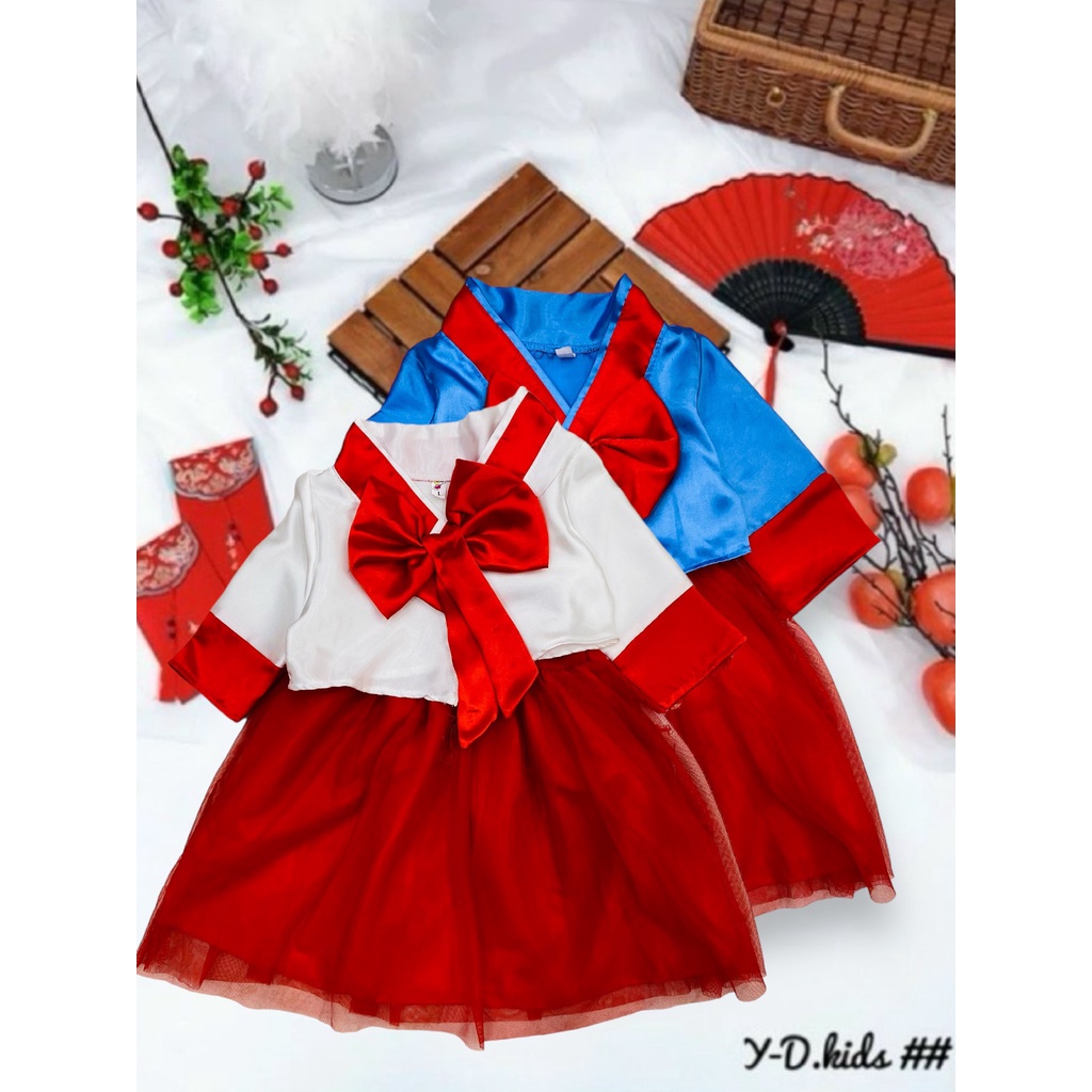 [8-22kg]  Đầm Hanbok  dành cho bé gái  (TT145)