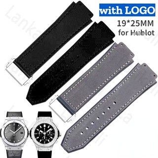  Dây Đeo Đồng Hồ Bằng Da Silicon Nhám Chống Nước Có Khóa Gài 22mm 19X25M Cho hublot big bang 