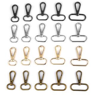 5 cái Xoay Belt Buckle Tôm hùm Buckle Hook Buckle Kim loại Hasp Hook DIY Key Buckle Túi may Phụ kiện