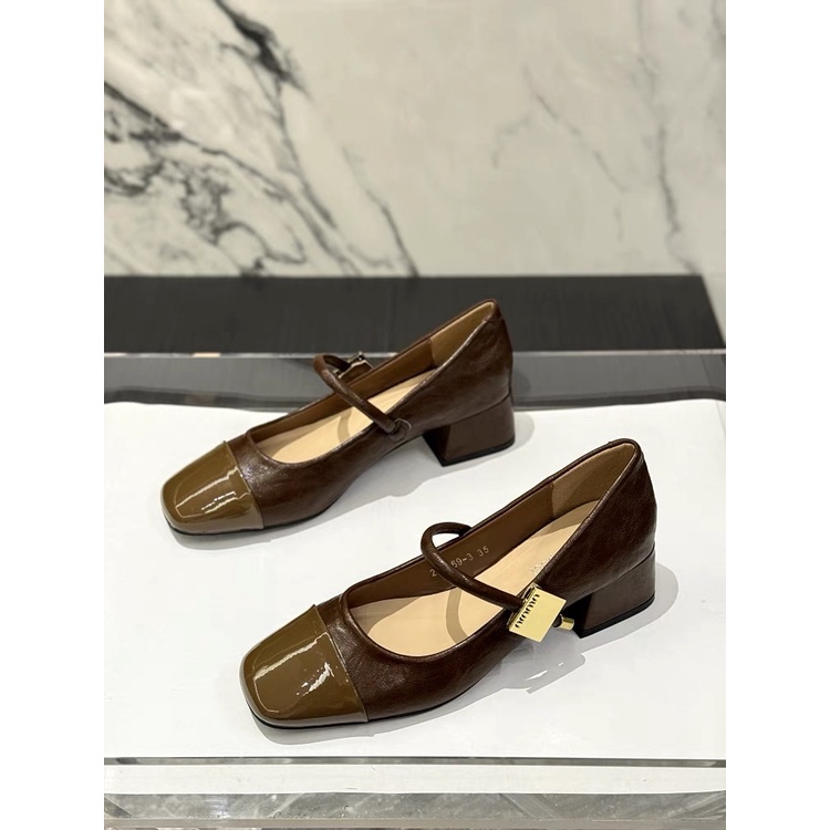 Giày búp bê miumiu đế 4cm-CAMkorea