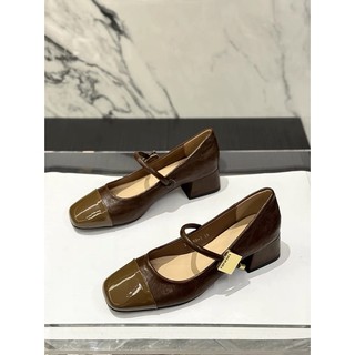 Giày búp bê miumiu đế 4cm-CAMkorea