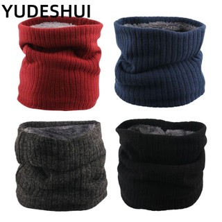 YUDESHUI Khăn Choàng Cổ Dệt Kim Hai Lớp Chống Gió Thời Trang Mùa Đông Cho Nam Và Nữ